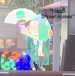 Happi shiver noises Meme Template