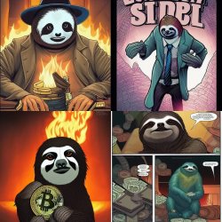 sloth buys the dip and sells the rip Meme Template