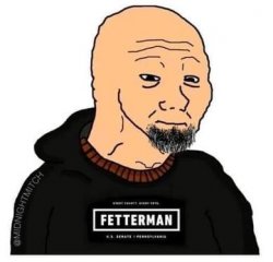 Fetterman Wojak Meme Template