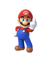 Mario Middle Finger Meme Template