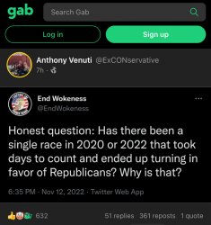 Gab 2022 midterms Meme Template