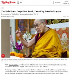 The Dalai Lama drops new track Meme Template