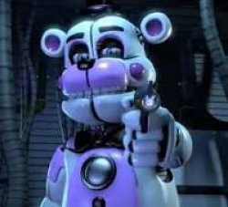 Funtime Freddy with gun Meme Template