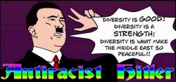 AntiRacist Hitler Meme Template