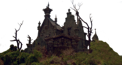 Spooky castle free clipart Meme Template