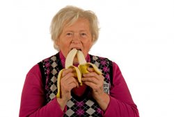 TOP Old woman senior banana sex Meme Template