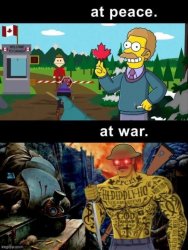At war, at peace Meme Template