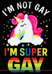Super Gay Meme Template