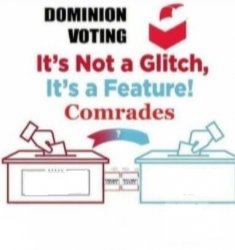 Dominion Voting Machines logo Meme Template
