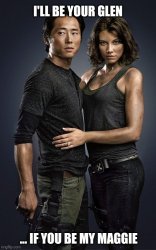 maggie glenn Meme Template