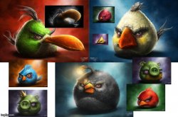 Angry birds no u card Meme Template