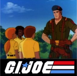 G. I. Joe Knowing is Half the Battle Meme Template