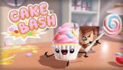 Cake bash: Slice chasing Cassie with a lolipop Meme Template