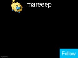 mareeep announcement v5 Meme Template