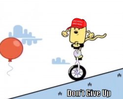 MAGA Wubbzy don't give up Meme Template