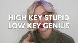 Kallmekris High Key Stupid Low Key Genius Meme Template
