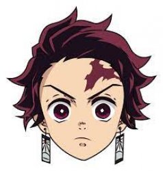 tanjiro face Meme Template