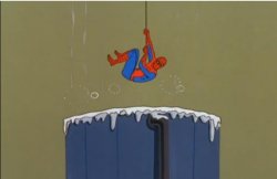 spiderman bath Meme Template