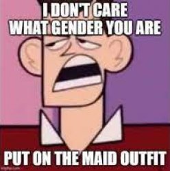 I don't care what gender you are Meme Template