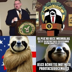 Vice-President sloth takes to the podium to proclaim, once again Meme Template