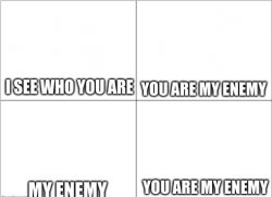i see who u r Meme Template