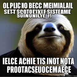 Average sloth meme explaining no malt beer shortage Meme Template