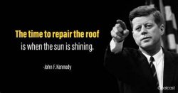 JFK quote roof Meme Template
