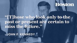 JFK quote past present future Meme Template