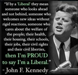 JFK quote liberalism Meme Template