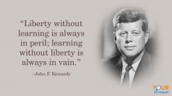 JFK quote learning liberty Meme Template