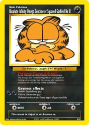 Absolute Infinity Omega Centimeter Squared Garfield No U Meme Template