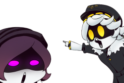 murder drones uzi and n pointing Meme Template