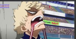 Angry bakugo Meme Template