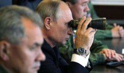 Vladimir Putin binoculars Meme Template