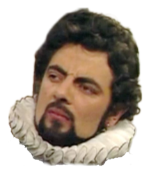 Blackadder head Meme Template