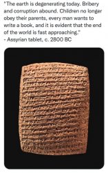 Assyrian tablet predicts the future Meme Template