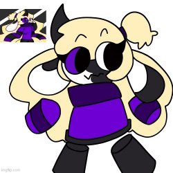 Luna as a Bambi character (drawn by LavyBean) Meme Template