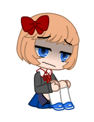 Gacha Club Sayori v2 Meme Template