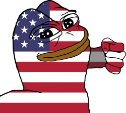 American Pepe Meme Template