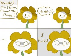 "flower the flowey" Meme Template