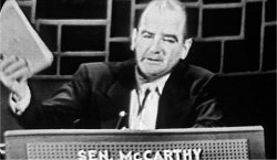Senator Joseph McCarthy lies list of communist names JPP Meme Template