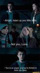 Harry Potter Except You Luna Meme Template