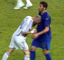 zidane headbutt Meme Template