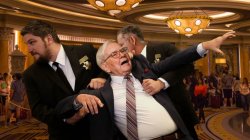 Warren Buffett held back Meme Template