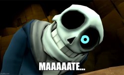 Sans Mate Meme Template