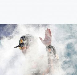 Truex emerging from fog Meme Template