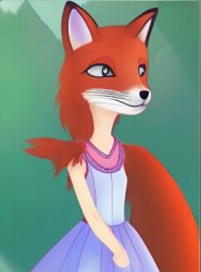 fox girl Meme Template
