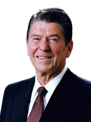 Ronald Reagan transparent Meme Template