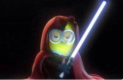 MINION MAY THE FORCE BE WITH YOU Meme Template