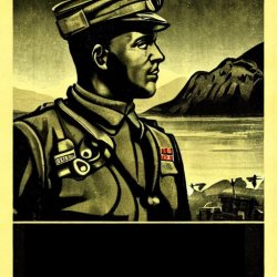 Army Officer Propaganda Poster Meme Template